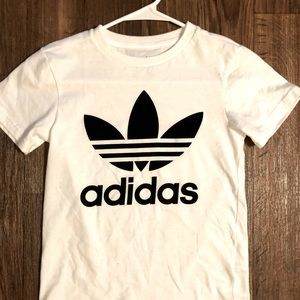 Adidas white shirt size XS
